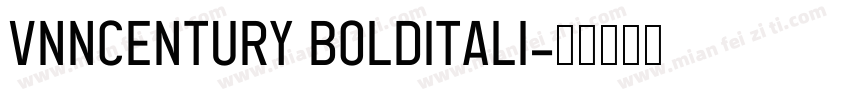 VnNCentury BoldItali字体转换
